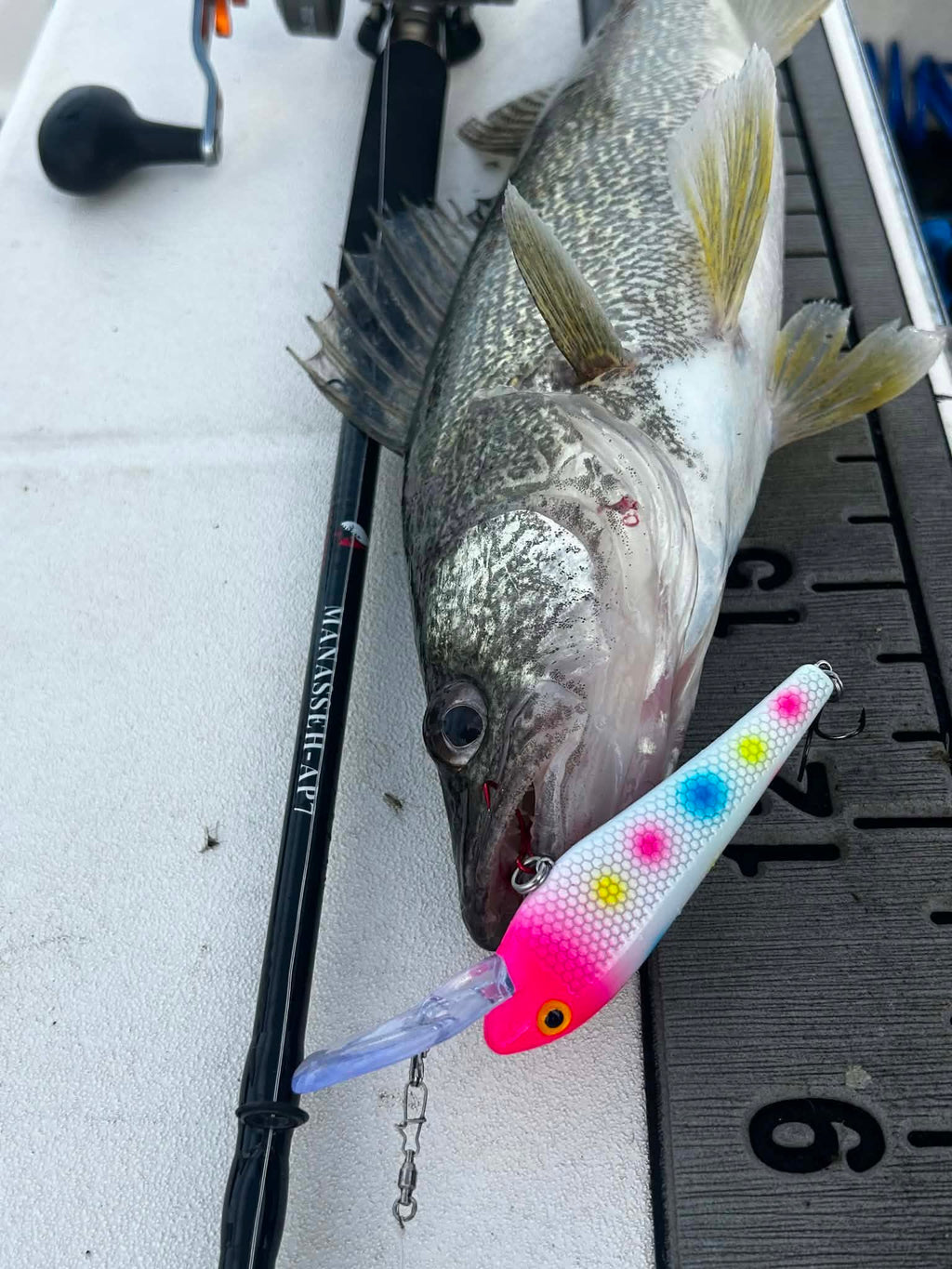 Ice Strong Outdoors - Manasseh - AP7 Trolling Rod - Downrigger/Walleye/Small Planer