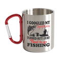 Fishing Symptoms Carabiner Mug