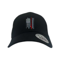 Fishing Rod American Flag Embroidered Trucker Hat