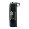 Fishing Rod American Flag 20oz Sport Bottle